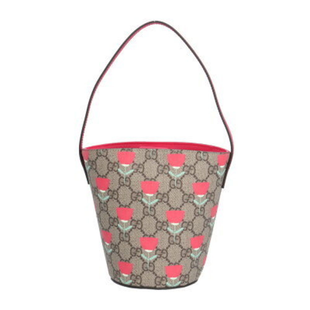 Gucci GG Baguette Bag Supreme Handbag Canvas Beige